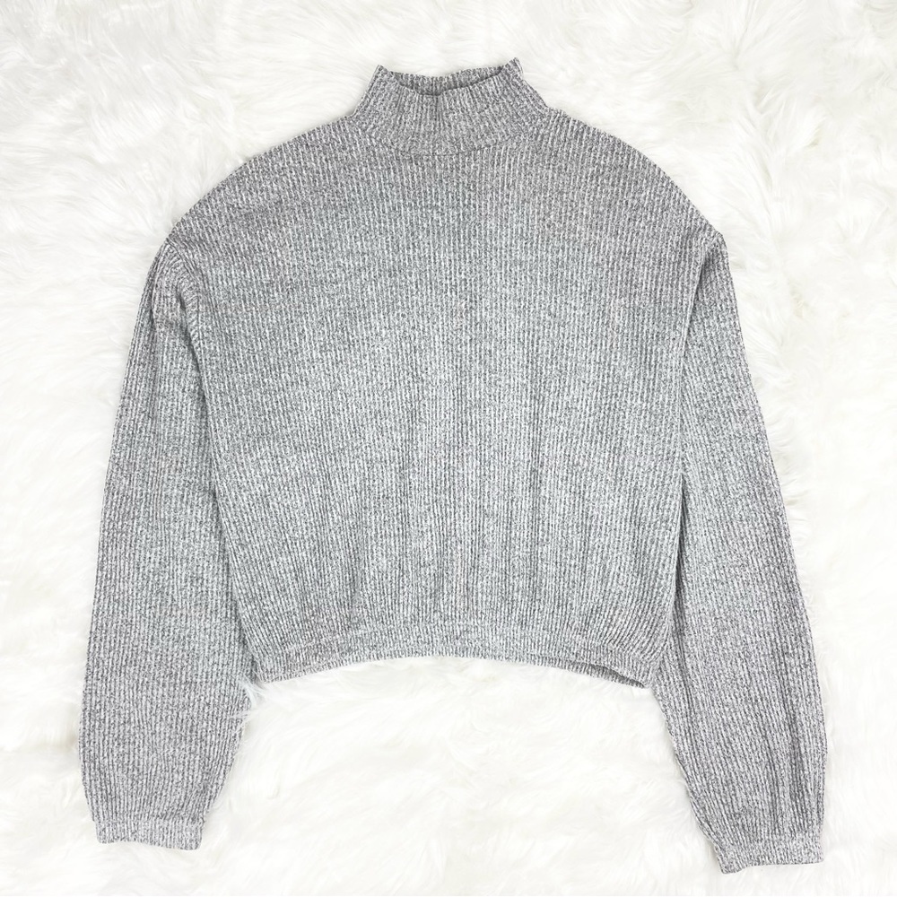Garage Mock Neck Ribbed Sweater Size Small